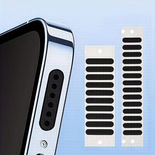 24Pcs Universal Smartphone Speaker Dustproof Mesh Covers Audio Clarity Enhancing Easy to Apply Ideal Gift for Any Occasion without Battery