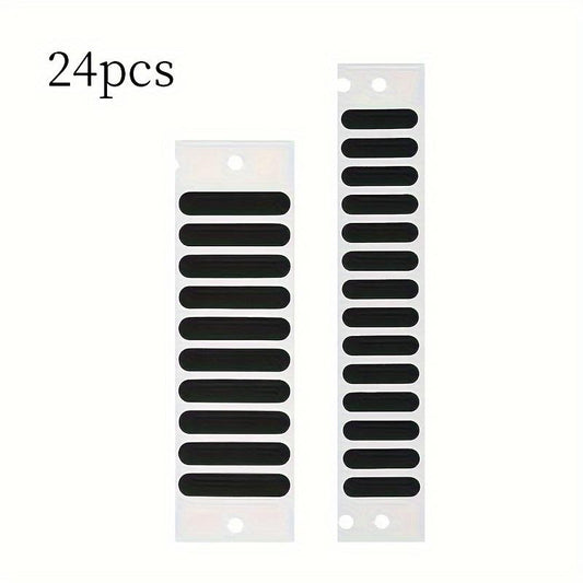 24Pcs Universal Smartphone Speaker Dustproof Mesh Covers Audio Clarity Enhancing Easy to Apply Ideal Gift for Any Occasion without Battery