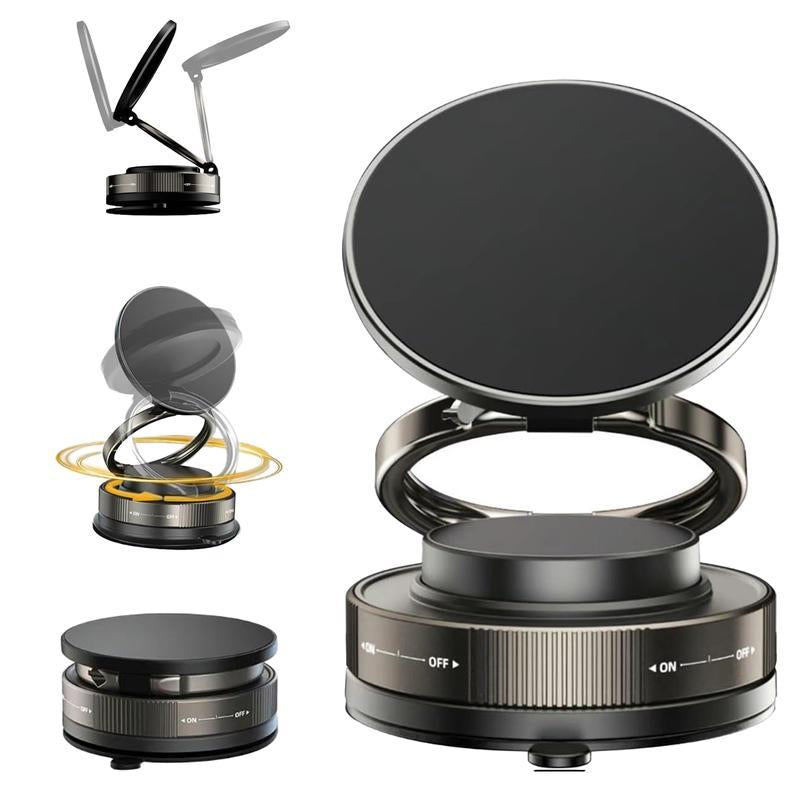 360° Rotating Magnetic Phone Holder with Suction Cup Magsafe-Compatible Mount for Car Mirror Gym or Makeup Use Portable and Adjustable Compatible with Iphone 11 and Newer Models