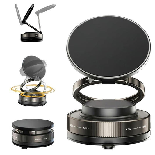 360° Rotating Magnetic Phone Holder with Suction Cup Magsafe-Compatible Mount for Car Mirror Gym or Makeup Use Portable and Adjustable Compatible with Iphone 11 and Newer Models
