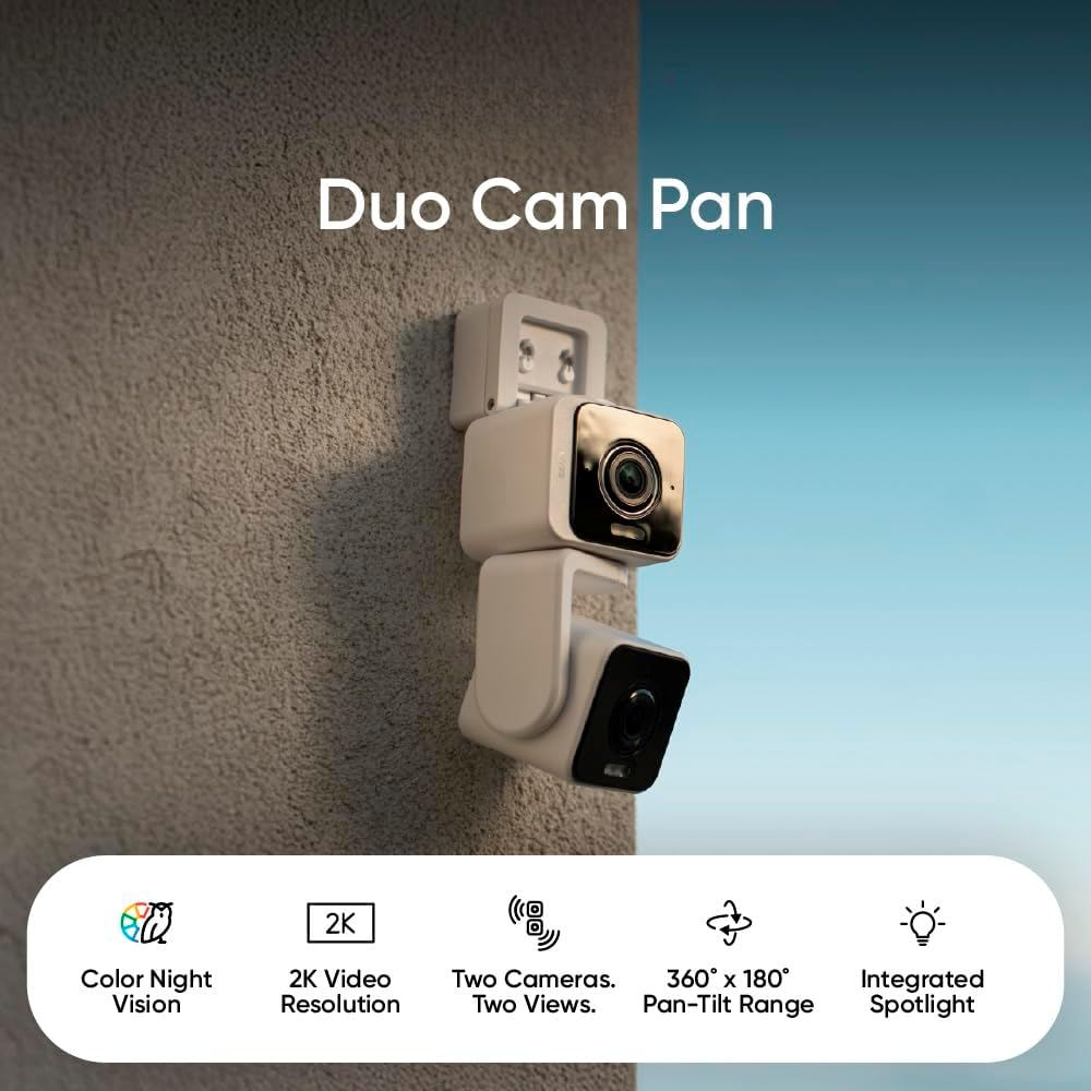 Duo Cam Pan 2K Security Camera