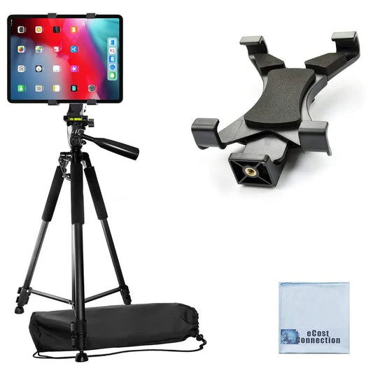 Professional 60" Camera Tripod with Tablet Mount, Black