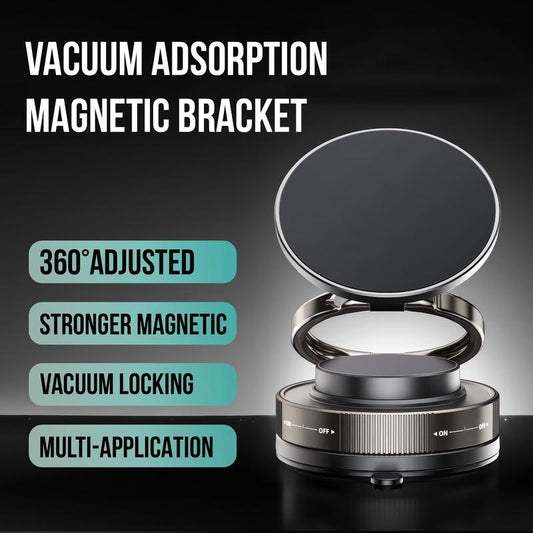 360° Rotating Magnetic Phone Holder with Suction Cup Magsafe-Compatible Mount for Car Mirror Gym or Makeup Use Portable and Adjustable Compatible with Iphone 11 and Newer Models