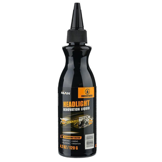 NUAN No-Sand Headlight Restoration Kit – Car Care Product for Yellowing & Scratch Repair