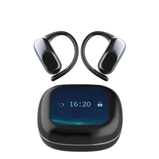 Openair Max Intelligent Earphones, OWS Wireless Multifunction Screen Bluetooth Earphones, Support Playing Music Phone Calls Headphones & Meeting Summary Earbuds