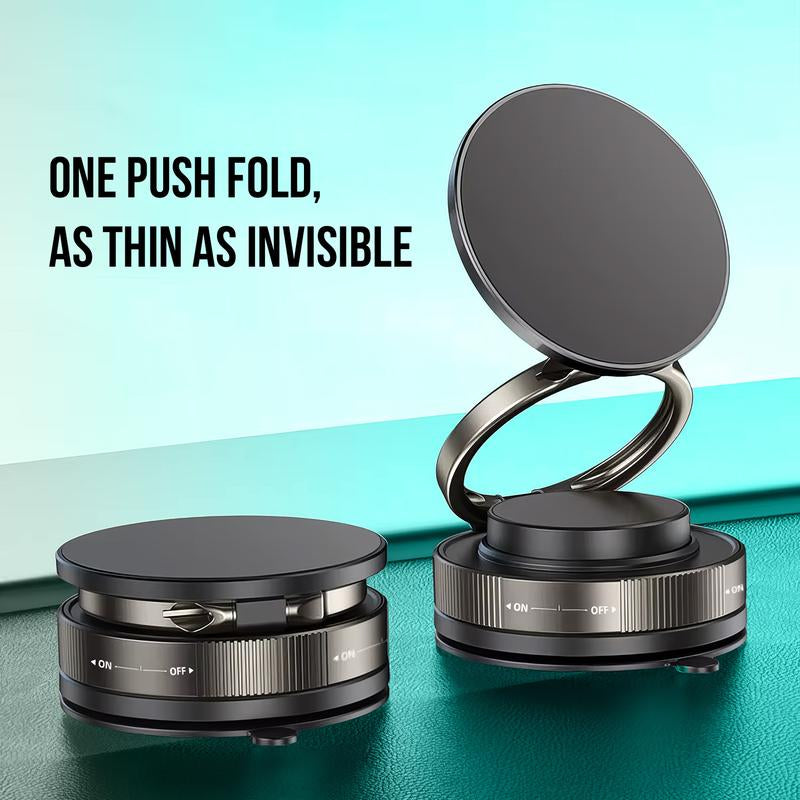 360° Rotating Magnetic Phone Holder with Suction Cup Magsafe-Compatible Mount for Car Mirror Gym or Makeup Use Portable and Adjustable Compatible with Iphone 11 and Newer Models