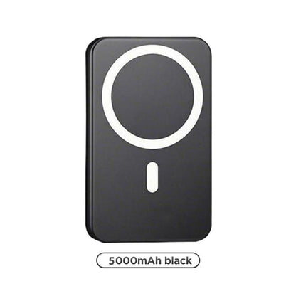 5000Mah Magnetic Power Bank, Wireless Portable Charger, Fast Charging Magsafe Battery Pack for Iphone 17/16/15/14/13/12/Plus/Pro Max, Compact Device Smartphone Chargeable