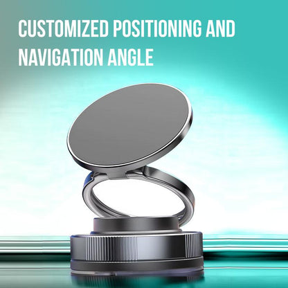 360° Rotating Magnetic Phone Holder with Suction Cup Magsafe-Compatible Mount for Car Mirror Gym or Makeup Use Portable and Adjustable Compatible with Iphone 11 and Newer Models